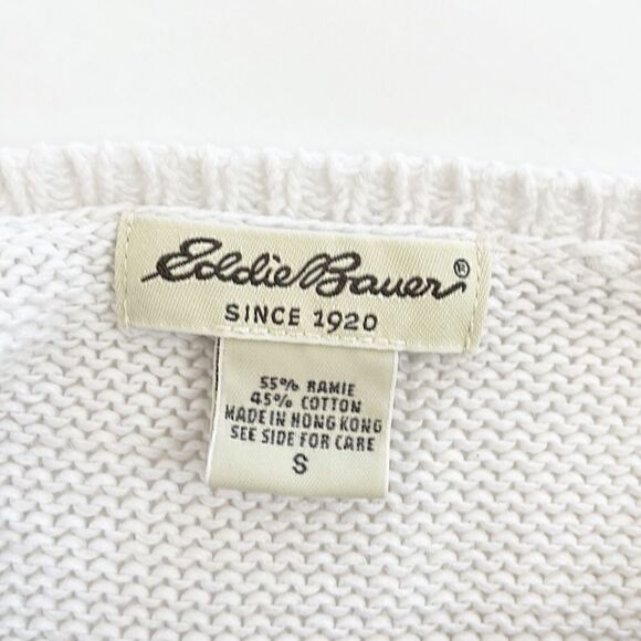Eddie Bauer Knit Rainbow Stripe Pullover Sweater - Picture 7 of 7